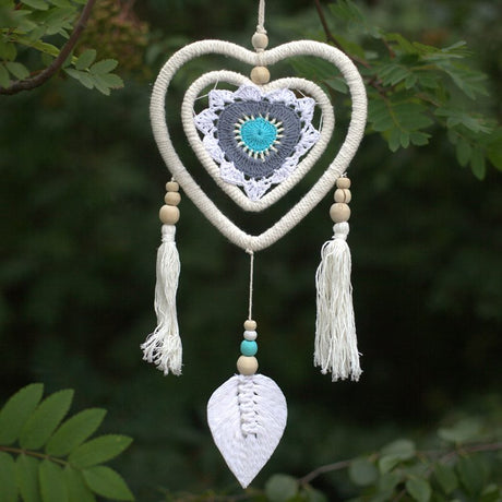 Dream Catcher - Medium Blue Heart in Heart