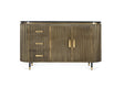 Giner and Colomer - Bronze-Covered Mango Wood Sideboard With 3 Drawers & 2 Doors