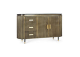 Giner and Colomer - Bronze-Covered Mango Wood Sideboard With 3 Drawers & 2 Doors