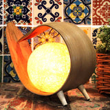 Natural Coconut Lamp - Natural Wrapover