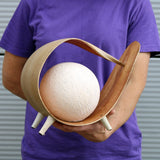 Natural Coconut Lamp - Natural Wrapover