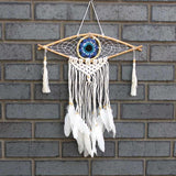 Protection Dream Catcher - Sm Macrame Evil Eye