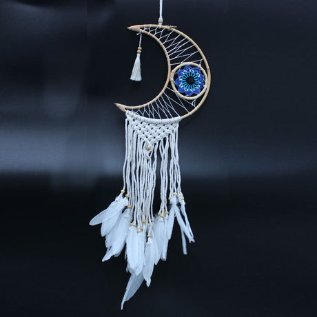 Protection Dream Catcher - Macrame Moon