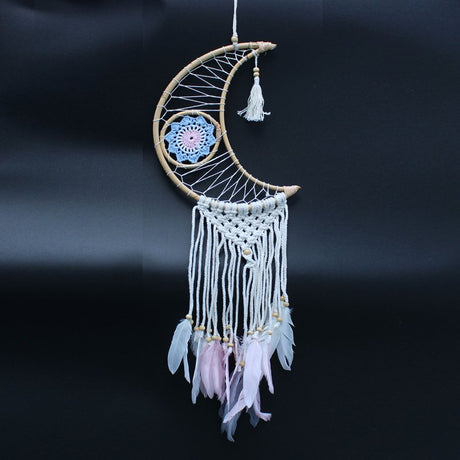 Protection Dream Catcher - Macrame Moon