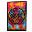 Single Cotton Bedspread + Wall Hanging -  Hamsa