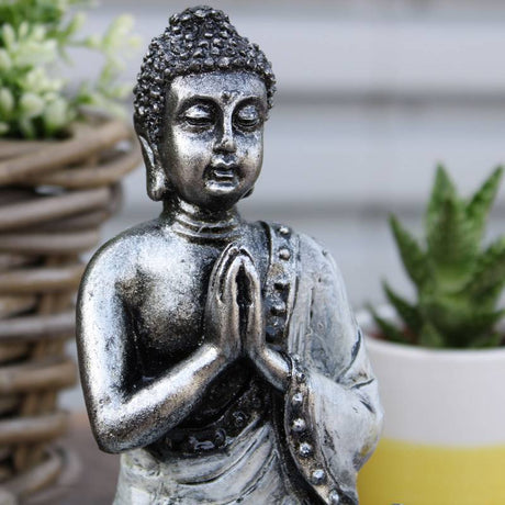 Buddha Candle Holder - White - Medium