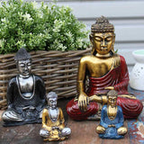 Red & Gold Buddha - Medium