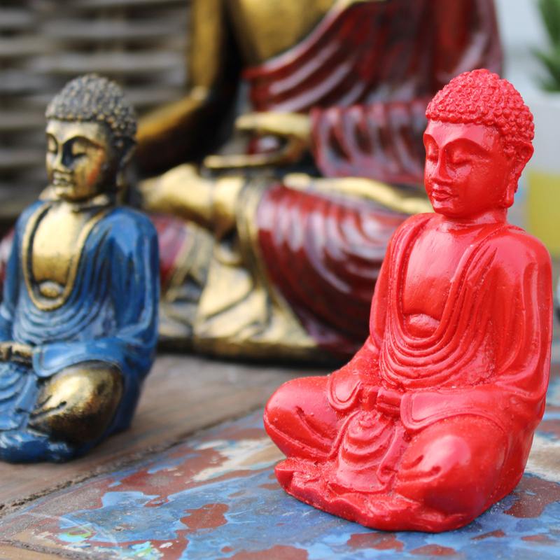 Matt Mini Buddha (Assorted Colours)