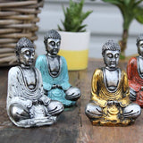 Silver Mini Buddha (Assorted Colours)