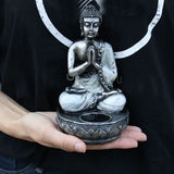 Teal & Gold Buddha - Medium