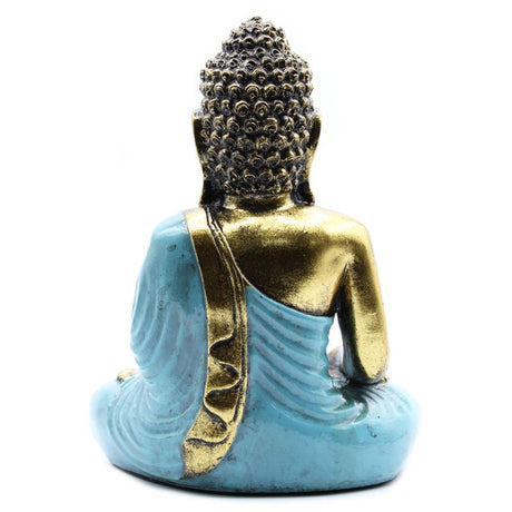 Teal & Gold Buddha - Large