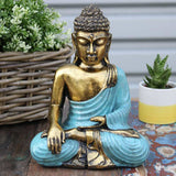 Teal & Gold Buddha - Large