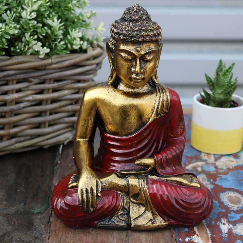 Red & Gold Buddha - Large