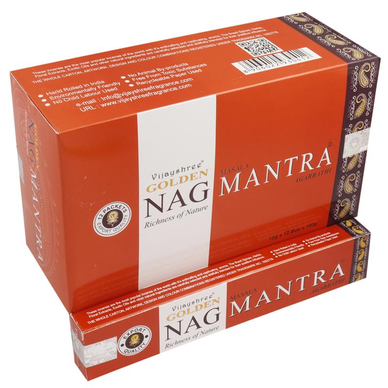 15g Golden Nag - Mantra Incense