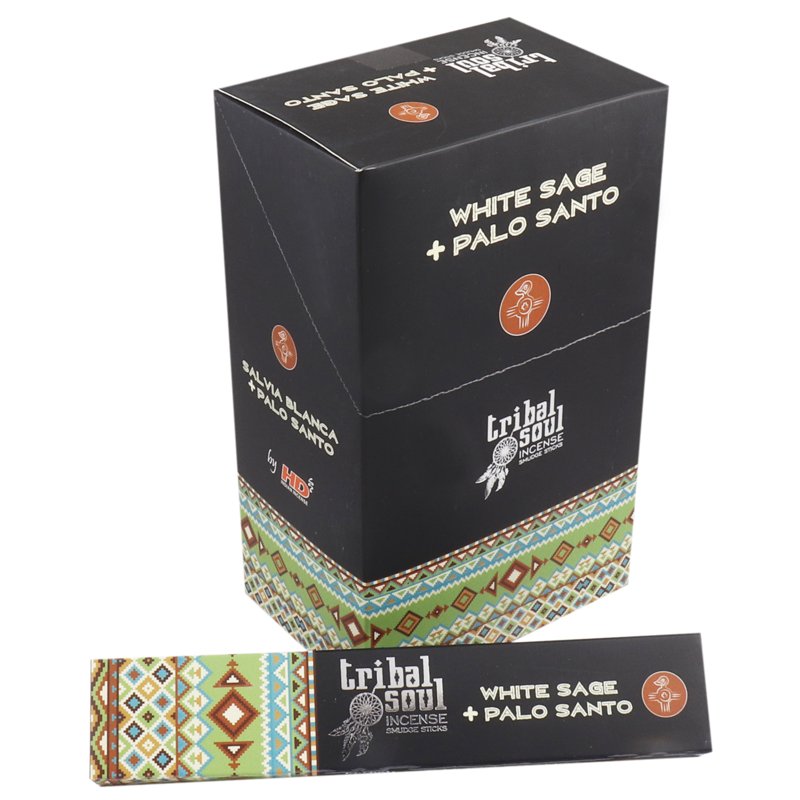 Tribal Soul Incense Sticks - White Sage + Palo Santo