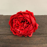 Craft Soap Flower - Ext Large Peony - Red