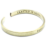 Inspiration Bracelet - Brass Selection