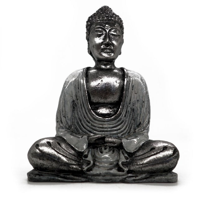 White & Grey Buddha - Medium