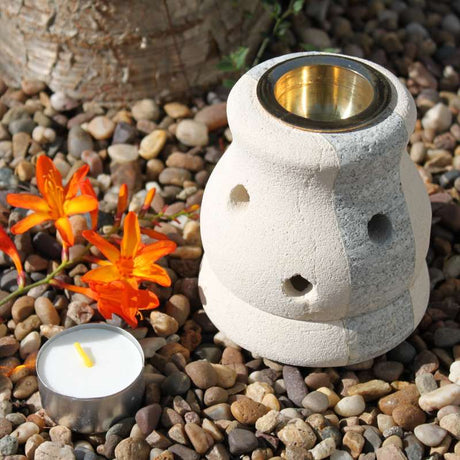 Stone Oil Burner - Combo Shaped