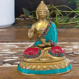 Brass Buddha Figure - Blessing - 15cm