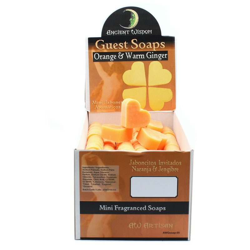 Heart Guest Soap - Orange & Warm Ginger