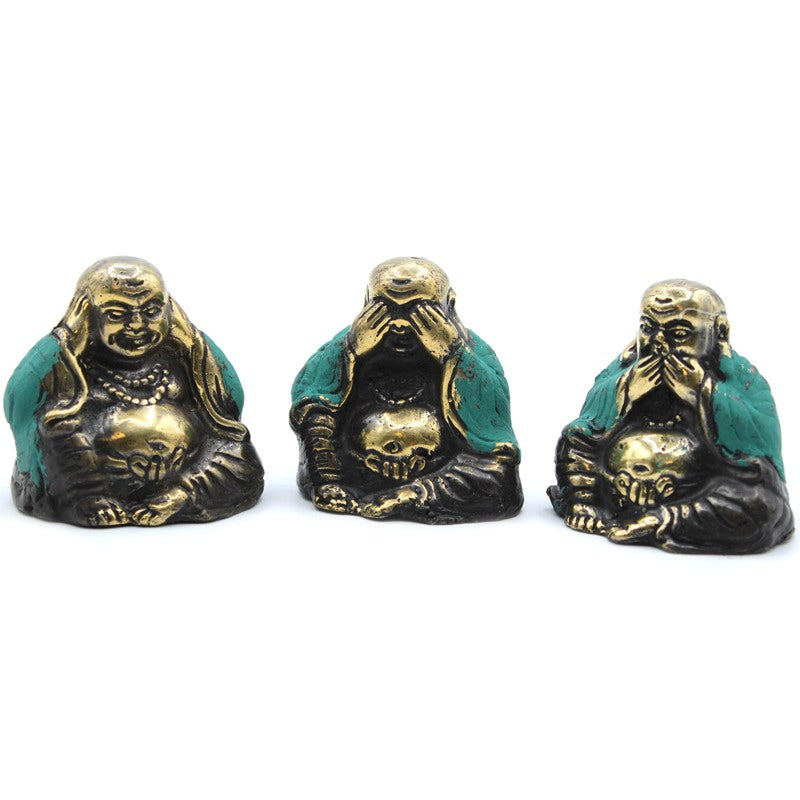 Set of 3 - See No Evil etc - Buddha