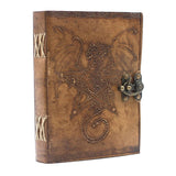 Leather Dragon Notebook (6x8")