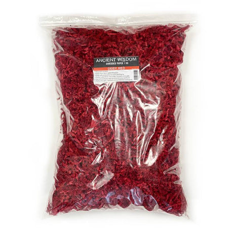 SizzlePak Shredded paper - Deep Red (1KG)