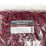 SizzlePak Shredded paper - Burgundy (1KG)