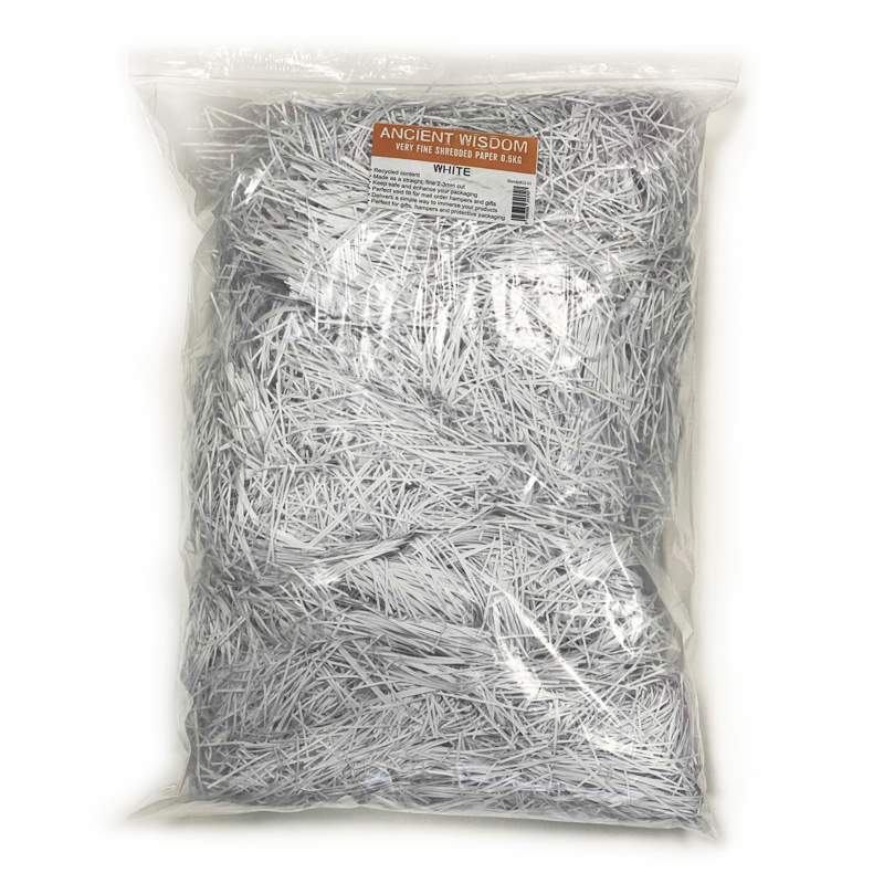 Very Fine Shredded paper - White (0.5KG)