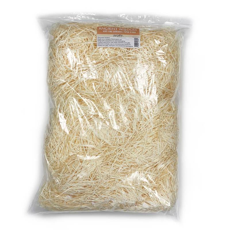 Very Fine Shredded paper - Ivory (0.5KG)