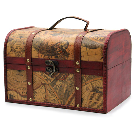 Old Map Chest - Set of 3