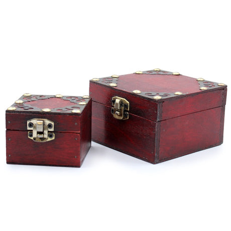 Set of 2 Gothic Square Boxes