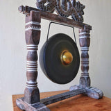 Small Healing Gong in Stand - 25cm - Black