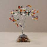 Gemstone Tree with Organite Base - 80 Stone - Multi