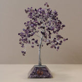 Gemstone Tree with Organite Base - 320 Stone - Amethyst