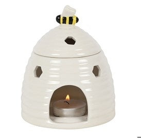 White Beehive Oil Burner