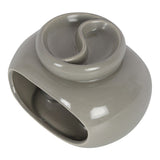 Grey Double Ceramic Oil Burner