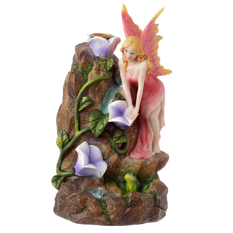 Fairy Flower Garden Waterfall Backflow Incense Burner