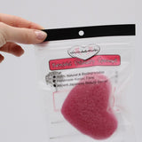 Konjac Heart Sponge - Peach