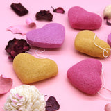 Konjac Heart Sponge - Rose