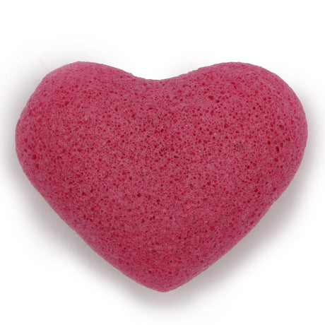 Konjac Heart Sponge - Rose