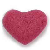 Konjac Heart Sponge - Rose