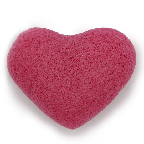 Konjac Heart Sponge - Rose