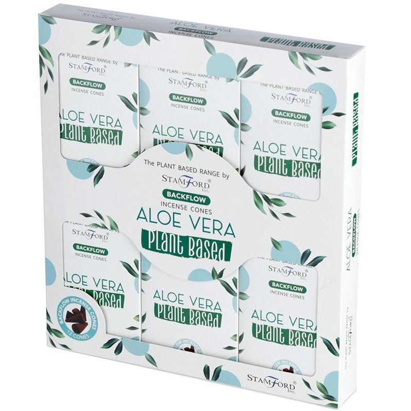 Plant Based Backflow Incense Cones - Aloe Vera