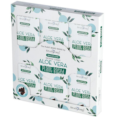 Plant Based Backflow Incense Cones - Aloe Vera