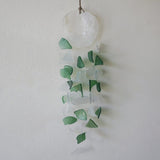 Copis & Glass Drop - Green & White Glass