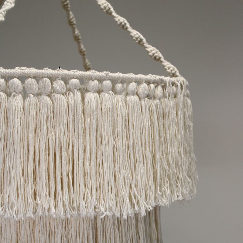 Macrame Soft Chandelier - Natural