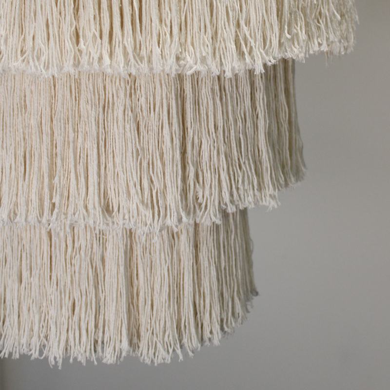 Macrame Soft Chandelier - Natural