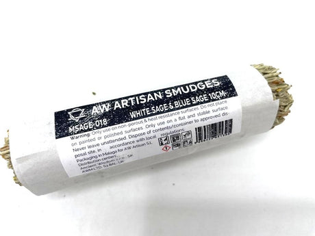 Smudge Stick - White Sage & Blue Sage 10cm